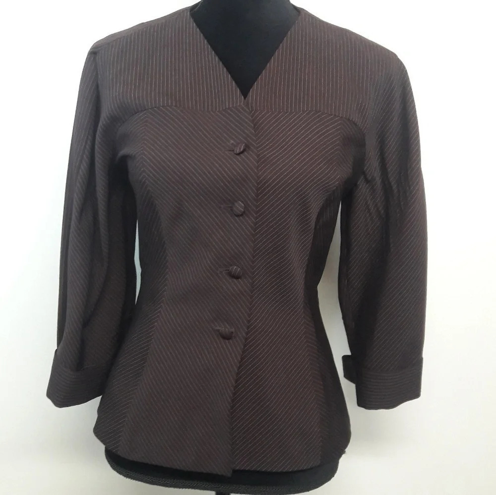 Antonio Marras Brown Blazer Jacket Coat 42 6